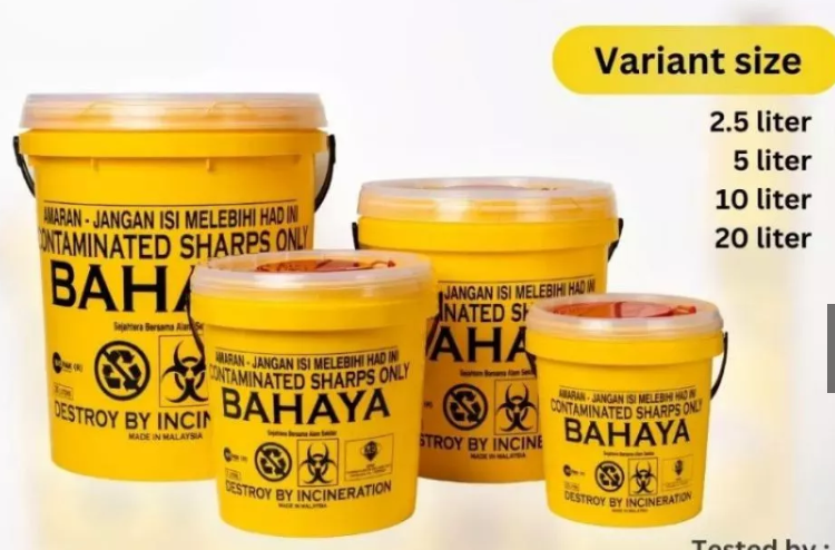 Biohazard Sharps Bin