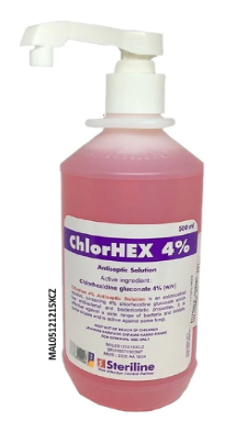 Surgiscrub / Hibiscrub 4% Antiseptic Solution