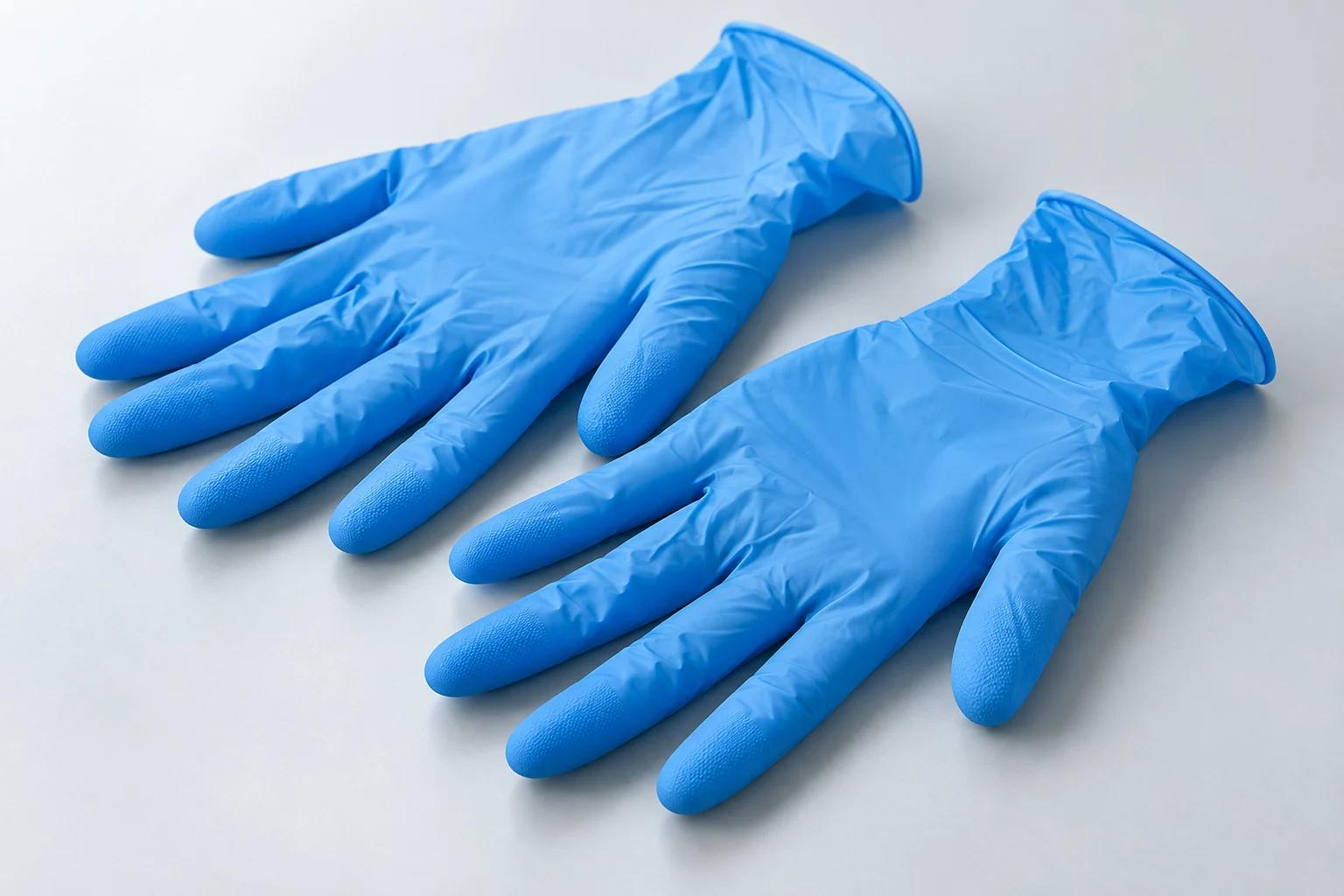 Nitrile examination gloves