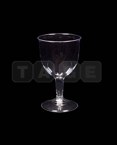 Polystyrene (PS) Plastic Cup & Dessert Glass (Clear)