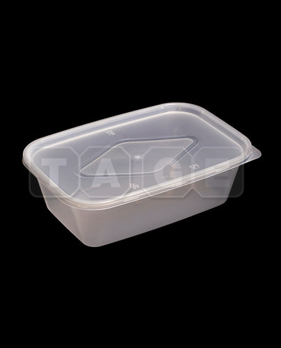Microwavable Medium Wall "REUSABLE" RECTANGULAR AND ROUND PP CONTAINER AND LID