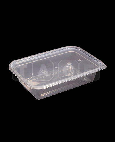 Microwavable Thin - Wall Rectangular PP Container And Lid